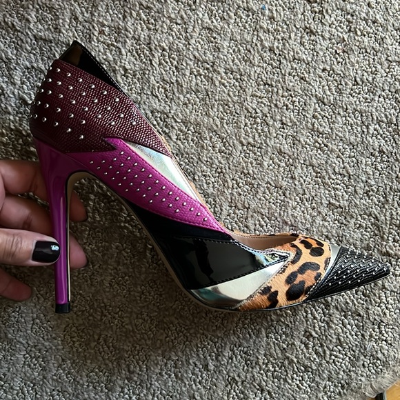 ALDO leopard print high heels - Picture 3 of 7